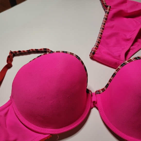 Sexy lingerie,set bra&underwear pink stretchy L/XL Buy 2, get the third one free - Picture 3 of 7